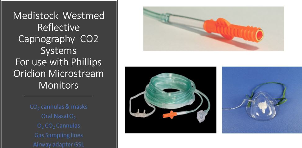 Westmed Inc Range, Including The Comfort Softplus Nasal Cannula Range and new CO2 Capnography Systems for use with microstream monitors