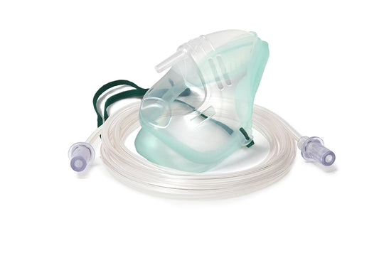 Intersurgical EcoLite™, adult, medium concentration oxygen mask with tube, 2.1m Box 40