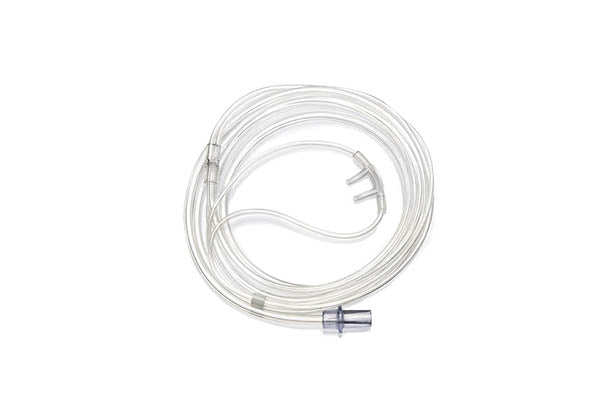 Nasal Cannula, Oxygen Adult, Curved Prong, 1.8m tube, Quality Intersurgical Brand 1165 NHS Code FDD2361, box of 50