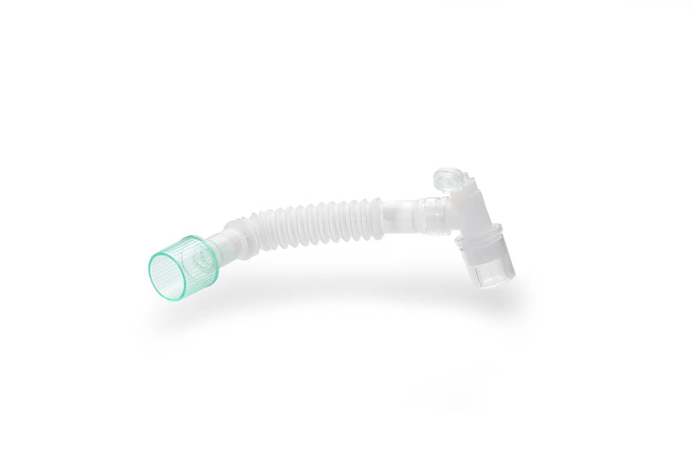 Sterile Disposable Flexible Catheter Mount With Suction Port & Swivel Connector, standard size fits all et tubes i gels etc