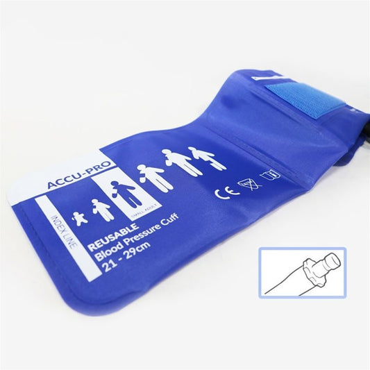 Accu-PRO NIBP Cuff, Reusable, Single Tube, Bayonet, Small Adult (Box of 5)