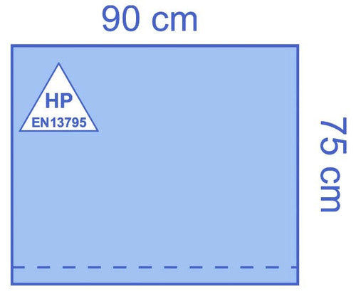 ADHESIVE DRAPE 75 X 90CM BOX OF 160