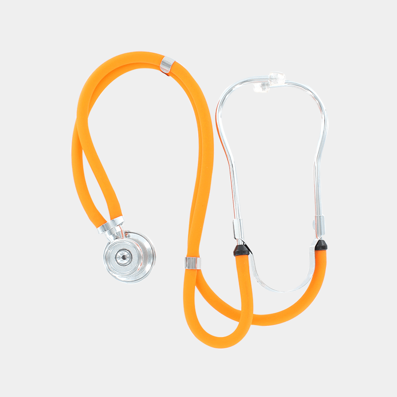 Twin Tube (Sprague Rappaport) Stethoscope (Orange)