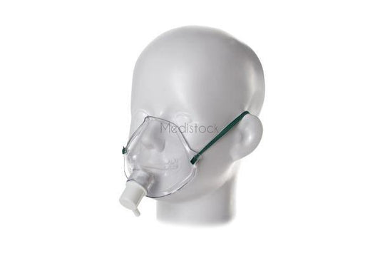 Mask Oxygen paed - Medium concentration each-Medistock Medical Supplies