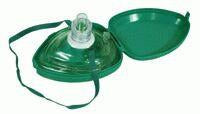 One Way CPR Mask, CPR Breathing Barrier, Resuscitation Pocket Face Mask in hard case, for first aid mouth to mouth. Each-Medistock Medical Supplies