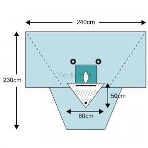 Drape Gynae/Lithotomy box 24-Medistock Medical Supplies