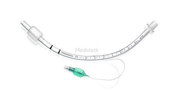 ET Tubes, Cuffed, size 7.5, cuffed high volume low pressure cuffed endotracheal tube, box 10, ID 7.5mm-Medistock Medical Supplies