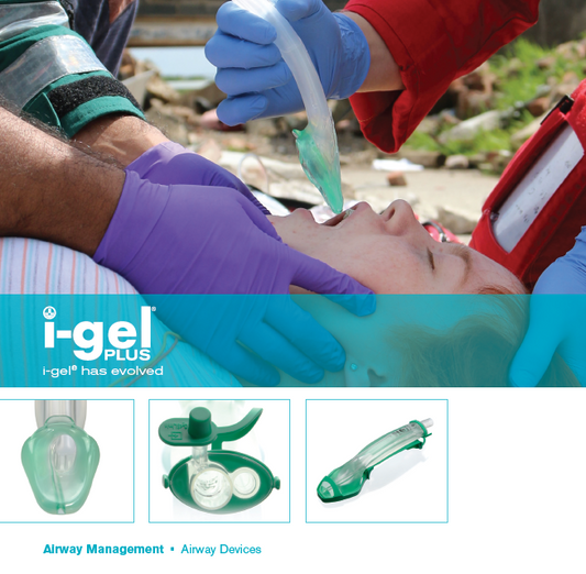The new i-gel Plus, Supraglottic Airway Size 4 8604000, Box of 10