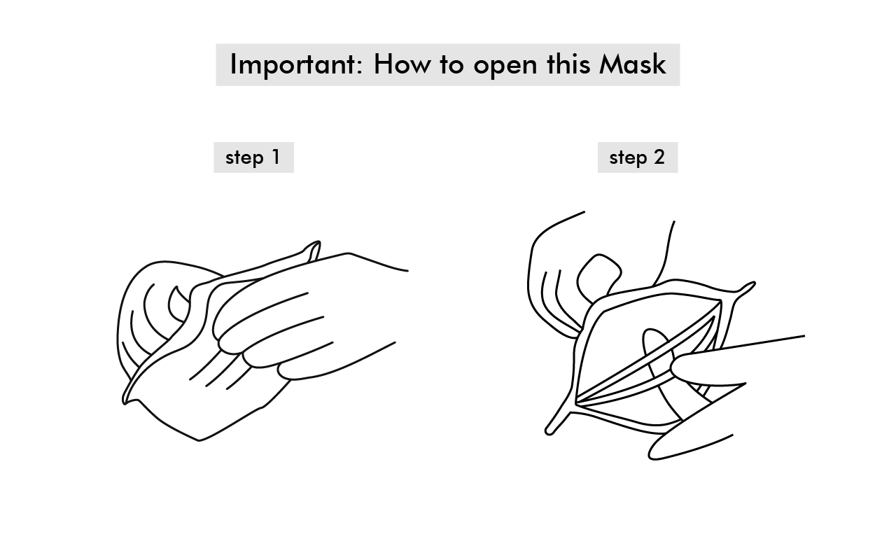 FFP3 Face Masks Top Medical Grade N99 type Valmy Brand EU Quality, single mask