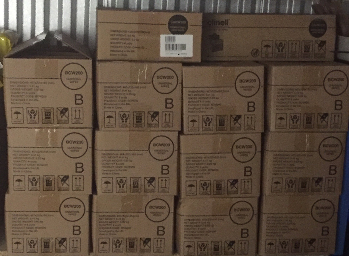 Disinfectant Wipes Clinell Pack 200