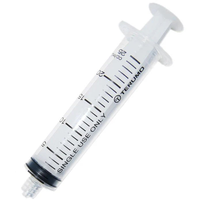 Syringe Hypodermic 20ml Luer Lock tip, Sterile, Disposable, box of 50 Terumo