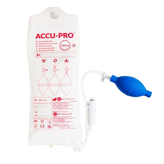 AccuPRO Pressure Infusion Bags, 1000ml Each