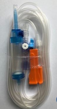 Autofusion Enhance IV Set with air vent, 180cm tubing, 3-way connector,120cm extension tubing, rotating luer connector Box of 50