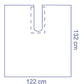 DRAPE ADHESIVE SPLIT SHEET 122 X 132CM BOX OF 40