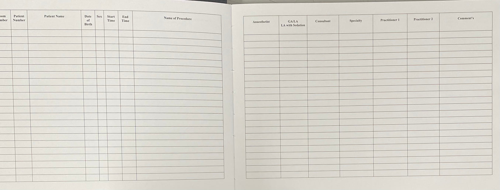 Operating Theatre Register