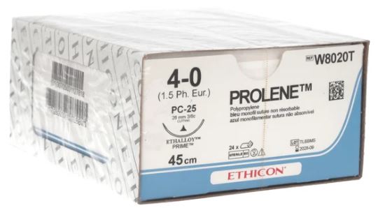 Prolene 4/0 45cm 26mm (24)
