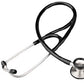 Deluxe Cardiology Adult Stethoscope (Black) Foamed Lined Box