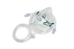 CO2 ETCO2 Capnography Face Mask Kit, Adult, with monitoring line oxygen tubing 2.1 metre and filter, each
