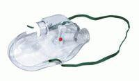 Oxygen mask, Adult Respi-Check Type With Breathing Indicator, medium concentration oxygen mask-Medistock Medical Supplies