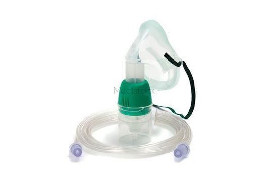 Nebuliser Kit, Paediatric, Eco Version, Includes Mask and Tubing, each-Medistock Medical Supplies