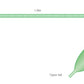 Mapleson F Jackson Rees modification T-piece anaesthetic paediatric breathing system 2121 with 0.5L open tail bag, 1.8m, single unit wrapped sealed in bag,nhs code  FDB034