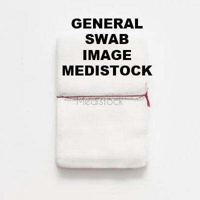 Swabs 30x30cms XRD (X RAY DETECTABLE) surgical sterile (pack 5) box 24-Medistock Medical Supplies