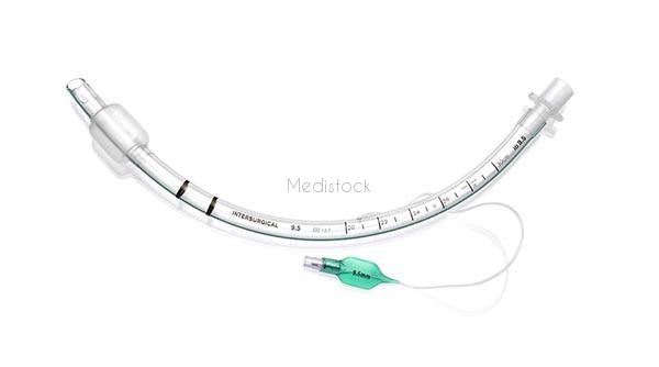 ET Tubes, Cuffed, size 9.5, cuffed high volume low pressure cuffed endotracheal tube, box 10, ID 9.5 mm-Medistock Medical Supplies