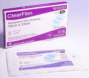 Clearfilm Surgical Transparent Dressing 10 x 12cm size box 10-Medistock Medical Supplies
