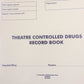Operating Theatre Controlled Drugs Book, hard cover 150 pages, complies with new requirements of 3 signatures etc-Medistock Medical Supplies