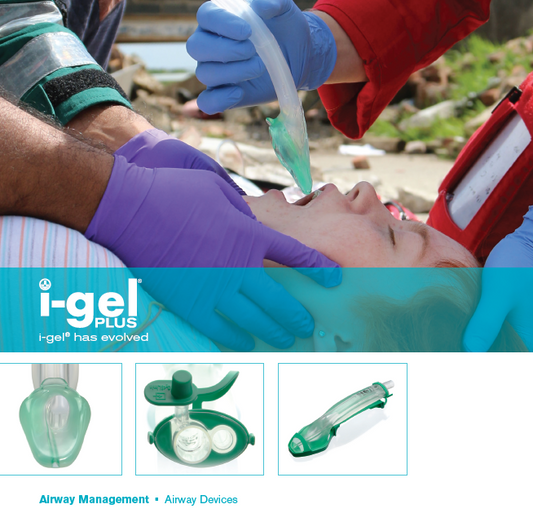 The new i-gel Plus, Supraglottic Airway Size 4 8604000, single unit