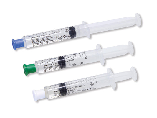 10ml Prefilled Saline Syringe (Sterile Contents) Box of 30