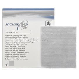 Aquacel AG 10 x 10cm Silver Dressing, 10 Pack-Medistock Medical Supplies