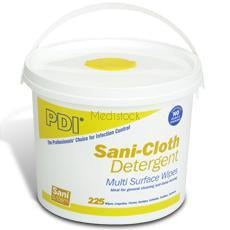 Disinfectant Wipes, Bucket of 225 wipes, Sani Cloth Detergent Multi Surface Wipes , Great Value-Medistock Medical Supplies