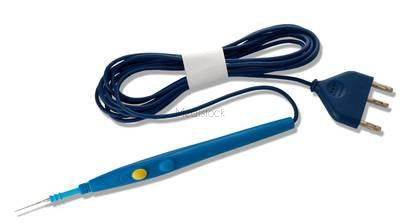 Diathermy Pencil finger switch standard blade 3m cable box 50-Medistock Medical Supplies