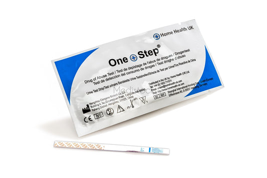 Drug test, one step home health brand 99% accurate, one test strip-Medistock Medical Supplies