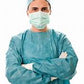 Protective Gown Surgical Surgeons and Surgery Gowns,  sterile, medium size, renowned 365 quality brand used throughout nhs, sealed pack 1 gown each