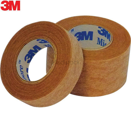 Micropore Skin Tape, Brown, 2.5cm. 12 Box-Medistock Medical Supplies