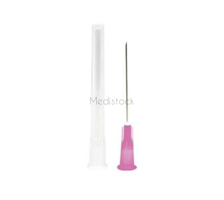 Needle 18g x 1.5, Pink, Hypodermic Needle Terumo Brand, 100 Box-Medistock Medical Supplies
