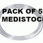 Oxygen Tube 2.1 metre, quality kink resistant star lumen type oxygen tubing with connectors each end, pack of 50-Medistock Medical Supplies