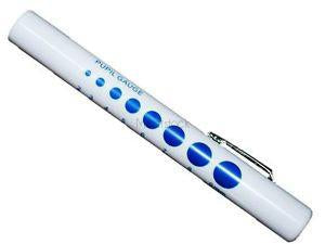 Pen Torch, Disposable with Pupil Gauge. 6 Box-Medistock Medical Supplies