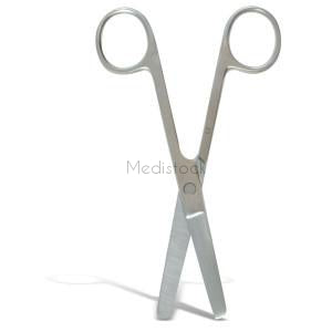 Scissors, Nurses 5" B/B Stainless Steel, Each-Medistock Medical Supplies