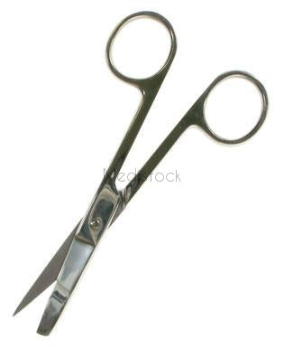 Scissors, Nurses 5" B/S Stainless Steel, Each-Medistock Medical Supplies