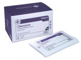 Clearpore (tegaderm) plus Pad 10 x 25 box 25